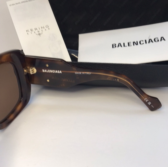 💯 Original  BALENCIAGA BB0069S 007 Oversized  Sunglasses - Picture 12 of 12